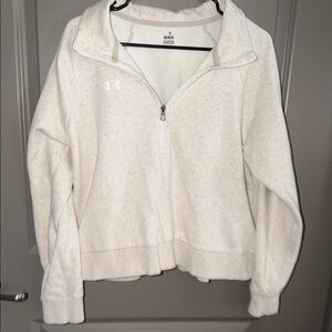 Under Armour Women's Cream Half-Zip Sweater
